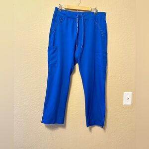 Med Couture Men's Vibrant Blue Cargo Pants